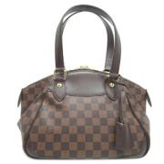 Pre-owned Canvas shoulder-bags Louis Vuitton Vintage , Brown , Dames