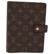 Pre-owned Canvas home-office Louis Vuitton Vintage , Brown , Dames