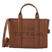 Leren Medium Tote Tas Marc Jacobs , Brown , Dames