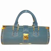 Pre-owned Leather louis-vuitton-bags Louis Vuitton Vintage , Blue , Da...