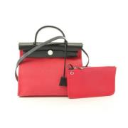 Pre-owned Cotton handbags Hermès Vintage , Red , Dames