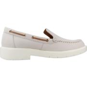 Casual Instap Schoenen Geox , Beige , Dames