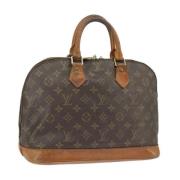 Pre-owned Canvas handbags Louis Vuitton Vintage , Brown , Dames