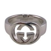 Pre-owned Silver rings Gucci Vintage , Gray , Dames