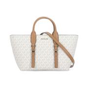 Ivoor Shopper met Logopatroon Michael Kors , Beige , Dames