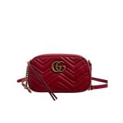 Pre-owned Leather gucci-bags Gucci Vintage , Red , Dames