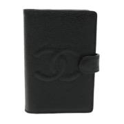 Pre-owned Leather home-office Chanel Vintage , Black , Unisex