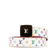 Pre-owned Leather belts Louis Vuitton Vintage , Multicolor , Dames