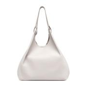 Witte leren tas Gianni Chiarini , White , Dames