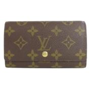 Pre-owned Canvas wallets Louis Vuitton Vintage , Brown , Dames