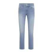 Claire Cropped Denim Jeans Seductive , Blue , Dames