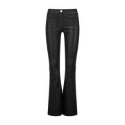 Mud Brown Lizard Leren Broek Izzy Arma , Black , Dames