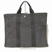 Pre-owned Canvas handbags Hermès Vintage , Black , Dames