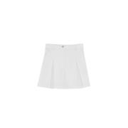 Stretch katoenen poplin shorts Patrizia Pepe , White , Dames