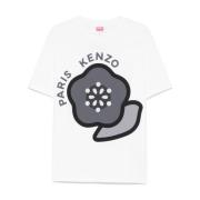 Witte Crew Neck T-shirts en Polos Kenzo , White , Heren