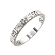 Pre-owned White Gold rings Gucci Vintage , Gray , Dames