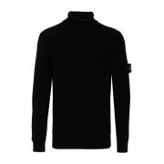 Zwarte Sweaters voor Mannen Stone Island , Black , Heren