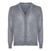 Grijze wollen vest met knoopsluiting Kangra , Gray , Heren