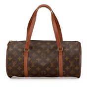 Pre-owned Canvas handbags Louis Vuitton Vintage , Brown , Dames