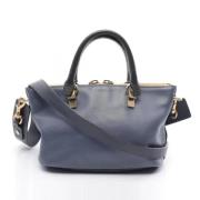 Pre-owned Leather handbags Chloé Pre-owned , Blue , Dames