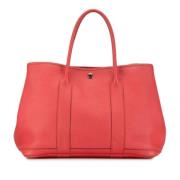 Pre-owned Leather totes Hermès Vintage , Pink , Dames