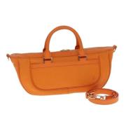 Pre-owned Leather louis-vuitton-bags Louis Vuitton Vintage , Orange , ...