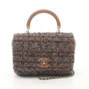 Pre-owned Fabric chanel-bags Chanel Vintage , Brown , Dames