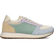 Beige Textiel Lage Dames Sneakers Woden , Multicolor , Dames