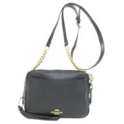 Pre-owned Leather shoulder-bags Coach Pre-owned , Black , Dames