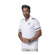 Witte polo met skipper kraag Karl Lagerfeld , White , Heren