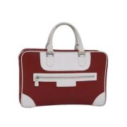 Pre-owned Leather handbags Bvlgari Vintage , Red , Dames