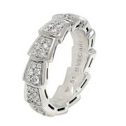 Pre-owned White Gold rings Bvlgari Vintage , White , Dames