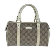 Pre-owned Canvas gucci-bags Gucci Vintage , Beige , Dames