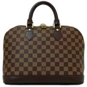 Pre-owned Canvas handbags Louis Vuitton Vintage , Brown , Dames