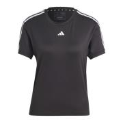 Essentiële 3-Stripes Tee Adidas , Black , Dames