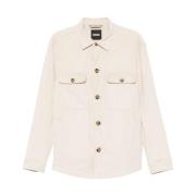 Witte Overshirt voor Mannen Hugo Boss , White , Heren