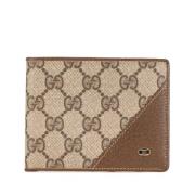 Pre-owned Fabric wallets Gucci Vintage , Beige , Dames