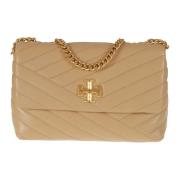 Chevron Omvormbare Schoudertas Tory Burch , Beige , Dames