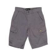 Grijze Katoenen Bermuda Shorts Lyle & Scott , Gray , Heren