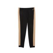 Franse Elegantie Tapered Jogger Broek Lacoste , Black , Heren