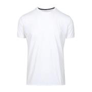 Wit Stretch Crew Neck T-shirt RRD , White , Heren