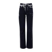 Unieke Zwart en Wit Jeans Proenza Schouler , Black , Dames