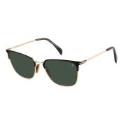 Zwarte Metalen Zonnebril Solid Kleurstof Gepolariseerd Eyewear by Davi...