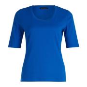 Geribbeld Basic Shirt Betty Barclay , Blue , Dames