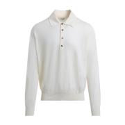 Kasjmier Poloshirt Bottega Veneta , White , Heren