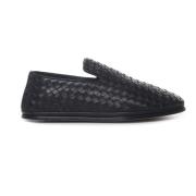 Zwarte Intrecciato Nappa Slipper Bottega Veneta , Black , Heren