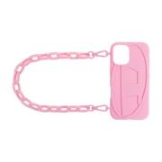 Hoes voor iPhone 16 Diesel , Pink , Unisex