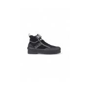 Zwarte Stoffen Sneakers Herfst/Winter Collectie Superga , Black , Dame...