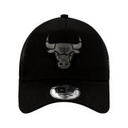 Zwarte Team Logo Cap Trucker Stijl New Era , Black , Heren