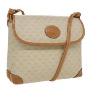 Pre-owned Canvas gucci-bags Gucci Vintage , Beige , Dames